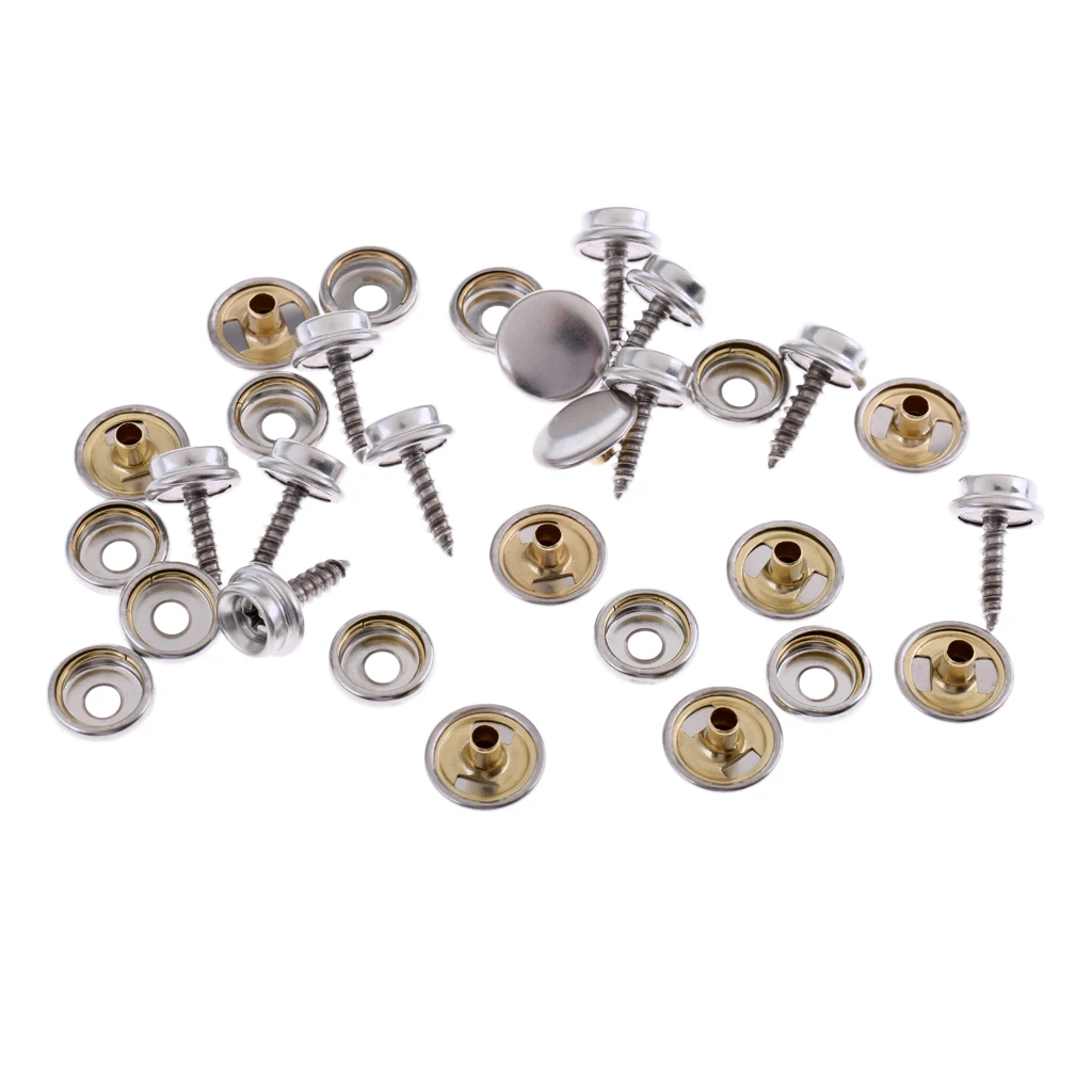 10 Set Stainless Boat Cover/Canopy Fittings Snap Fastener Screw Studs Sockets | Автомобили и мотоциклы