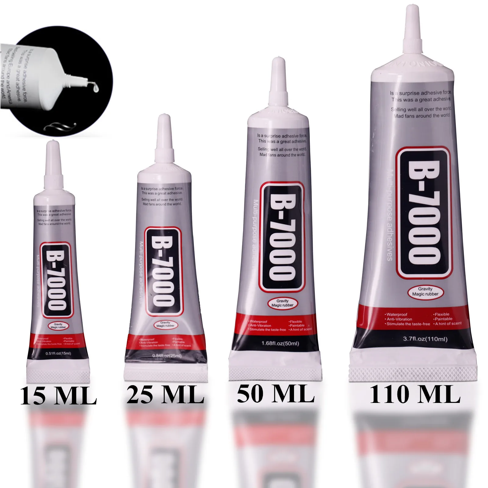 20pcs B7000 3ml Mobile phone screen Super glue b-7000 adhesive telephone  glass glue repair point