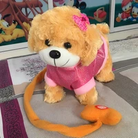 Robot Dog Interactive Dog Electronic Toys Plush Puppy Pet Walk Bark Leash Teddy Toys For Children Birthday Gifts 2