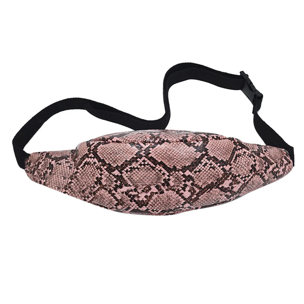 Pink Sleeper# J5 новая нейтральная уличная сумка-мессенджер на молнии с принтом серпантин Спортивная нагрудная сумка поясная сумка - Цвет: Pink