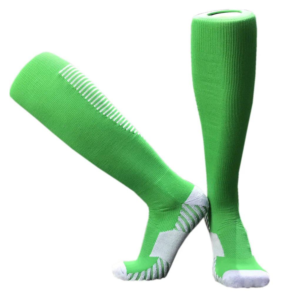 Kids Men Women Football Soccer Socks Thickening Towel Bottom Sports Rugby Stockings Knee-High Volleyball Long Socks Cycling