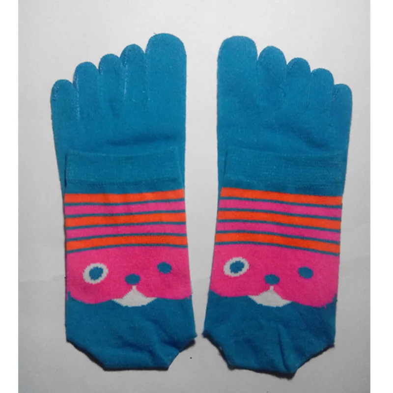 VERIDICAL 5 pairs/lot cotton toe socks women girl colorful five fingers socks good quality calcetines harajuku ankle socks