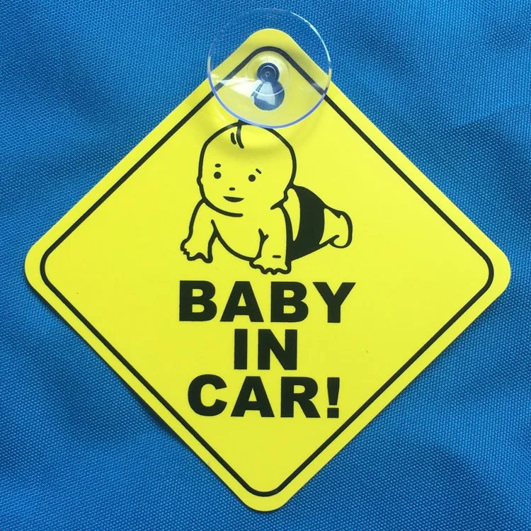 

Baby in Car Suction Car Stickers And White Baby Car Stickers Environmentally Friendly Pp Wholesale Custom