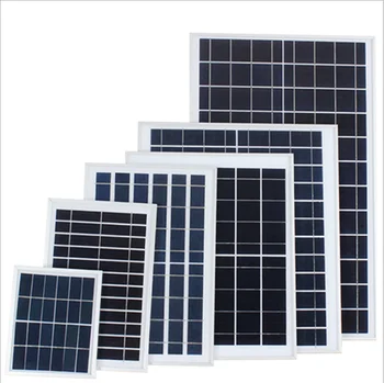 

60w rechargeable photovoltaic panel assembly custom street lamp polysilicon solar panel