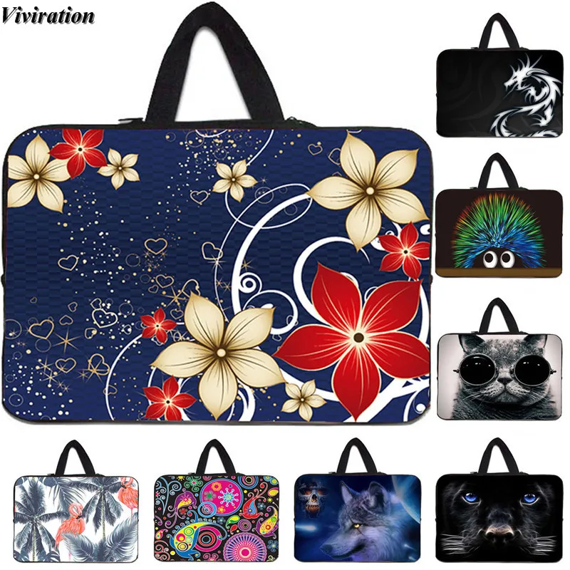 Zipper 14 15 13 12 10 15.6 11.6 13.3 Notebook Case Cover Women Casual Briefcase Carrying Handbag Sleeve 17 17.3 Inch Laptop Bags