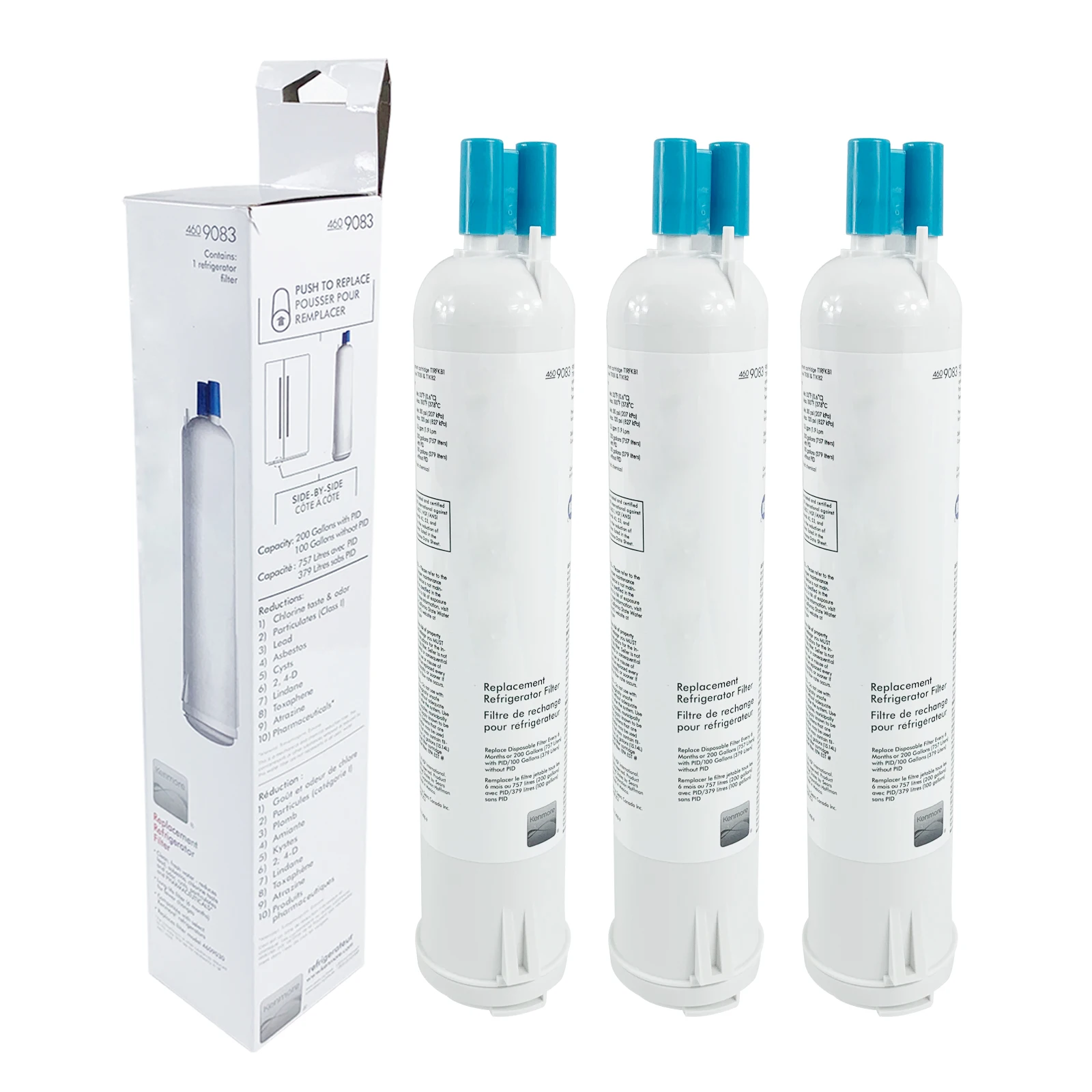 

3 PACK OF Refrigerator Water Filter Replacement for Kenmore 9083 Genuine Kenmore Refrigerator Water Filter