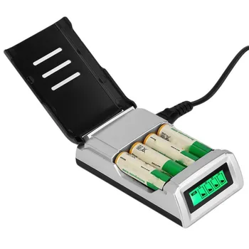 

LCD Display Charger For AA AAA Rechargeable Batteries Intelligent Fast Battery Charger UE EU UK Plug