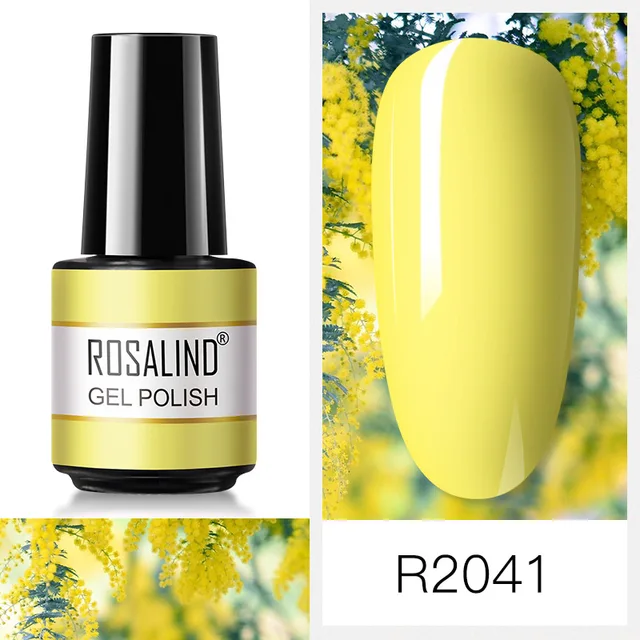 ROSALIND Nail Art 7ML Gel Polish 80 Color For Manicure Design UV Nail Polish Gel Lacquer Soak Off Semi Permanent Gel Nail Polish RAR2041