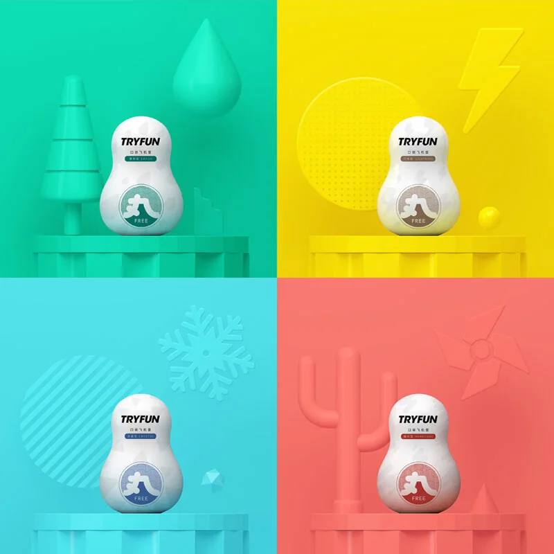 Мастурбатор TRYFUN яйцо интимные игрушки для мужчин 18 + Мужской пенис реалистичная