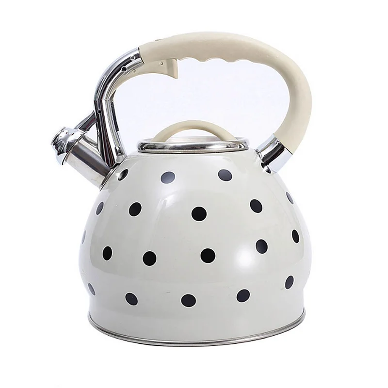 GREEN 3.5L STAIINLESS STEEL LIGHTWEIGHT WHISTLING KETTLE CAMPING FISHING HOME CORDLESS