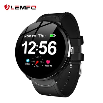 

LEMFO V12 1.3 Inch Full Touch Tempered Glass Screen Smart Watch Waterproof Heart Rate Monitoring Blood Pressure For Men Women