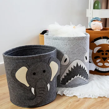 

35*35cm Folding Toys Fabric Clothes Toy Storage Basket Miscellaneous Storage Box Laundry Organizer Holder Baskets