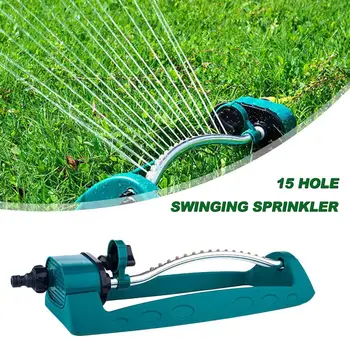 

15 Hole Swivel Nozzle Water Spray Nozzle Irrigation Gardening Swing Sprinkler Lawn Agriculture Watering Irrigation System 2019