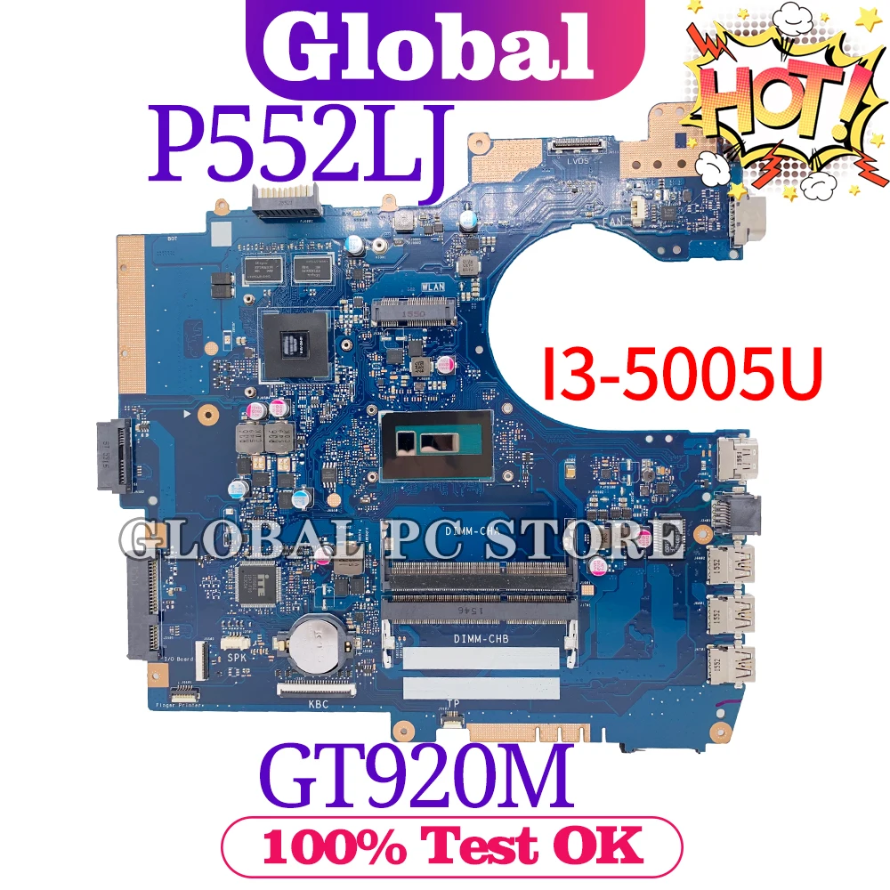 2021 P552L для ASUS P552LJ P552 PE552L PU552L P552LA_LJ P2520L P2520LJ материнская плата ноутбука оригинальная