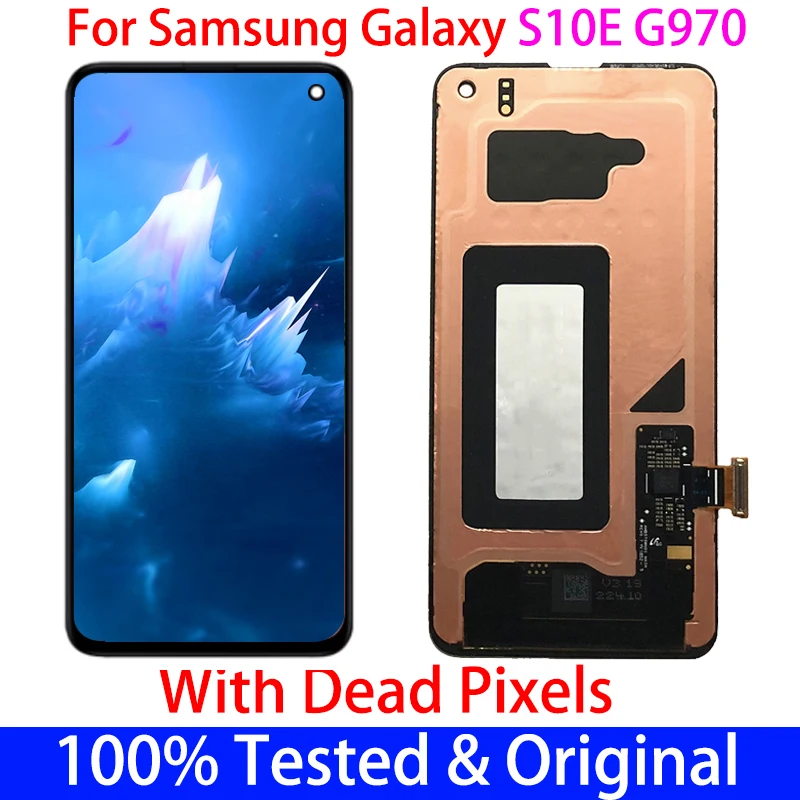 Оригинальный Amoled ЖК-дисплей для SAMSUNG Galaxy S10E G970 G970FD дисплей + сенсорный экран