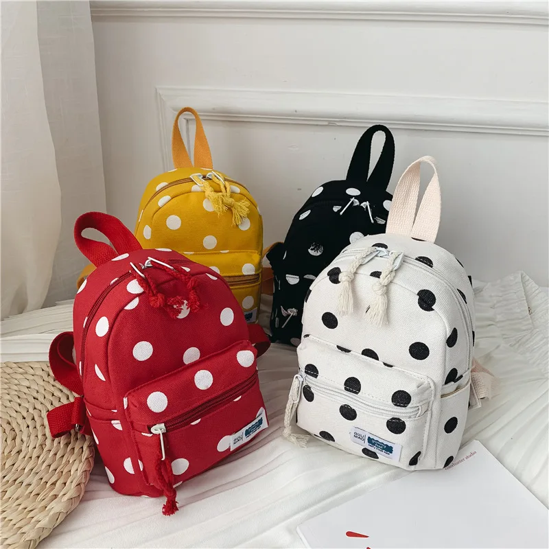 polka dot backpacks for school