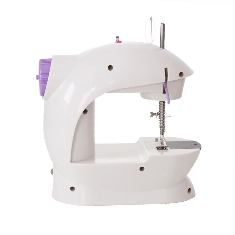 Household sewing machine electric mini desktop mini sewing machine eat thick small car clothes manual pedal