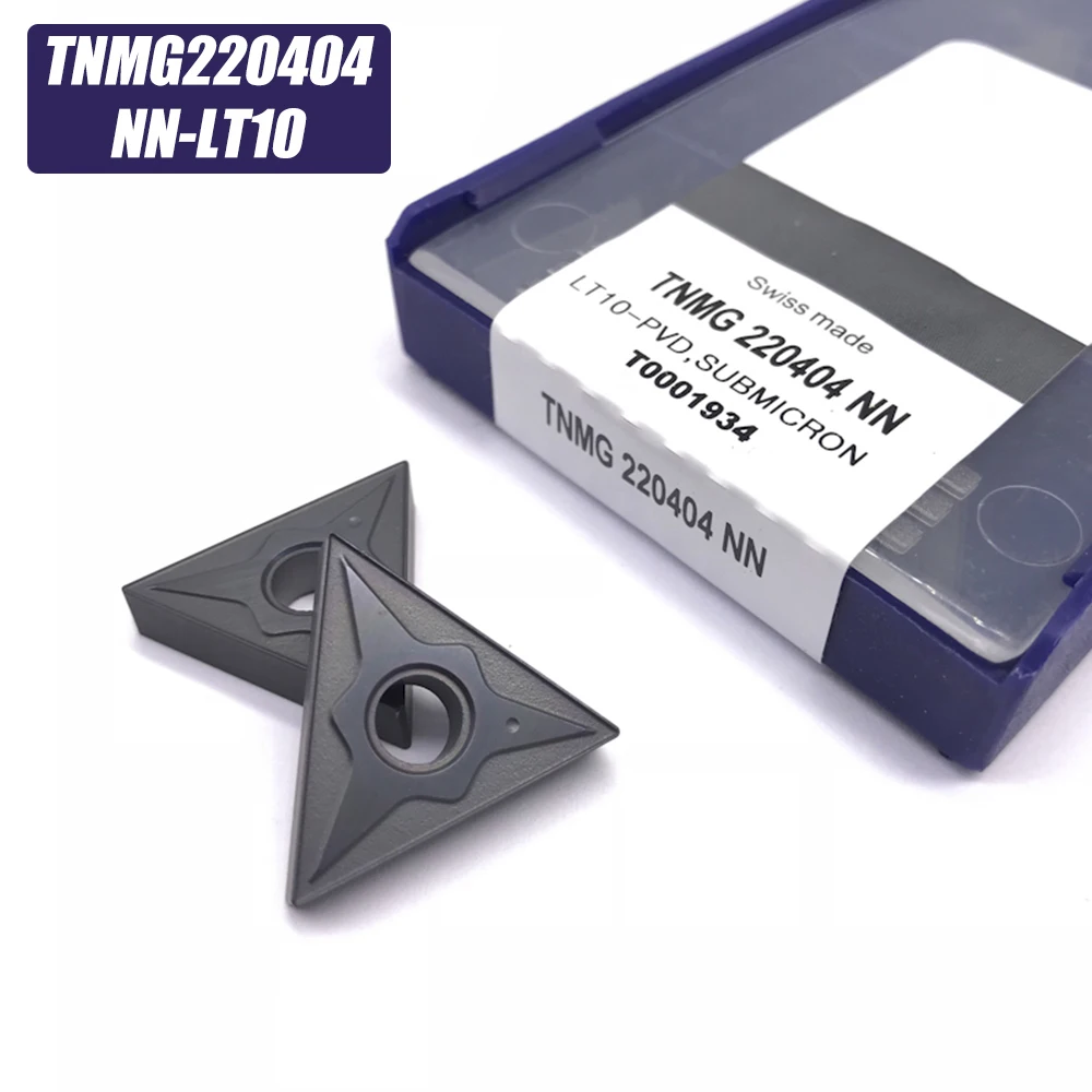 

10pc TNMG220404 NN LT10 External Turning Tool Carbide insert CNC blade carbide insert Machining center