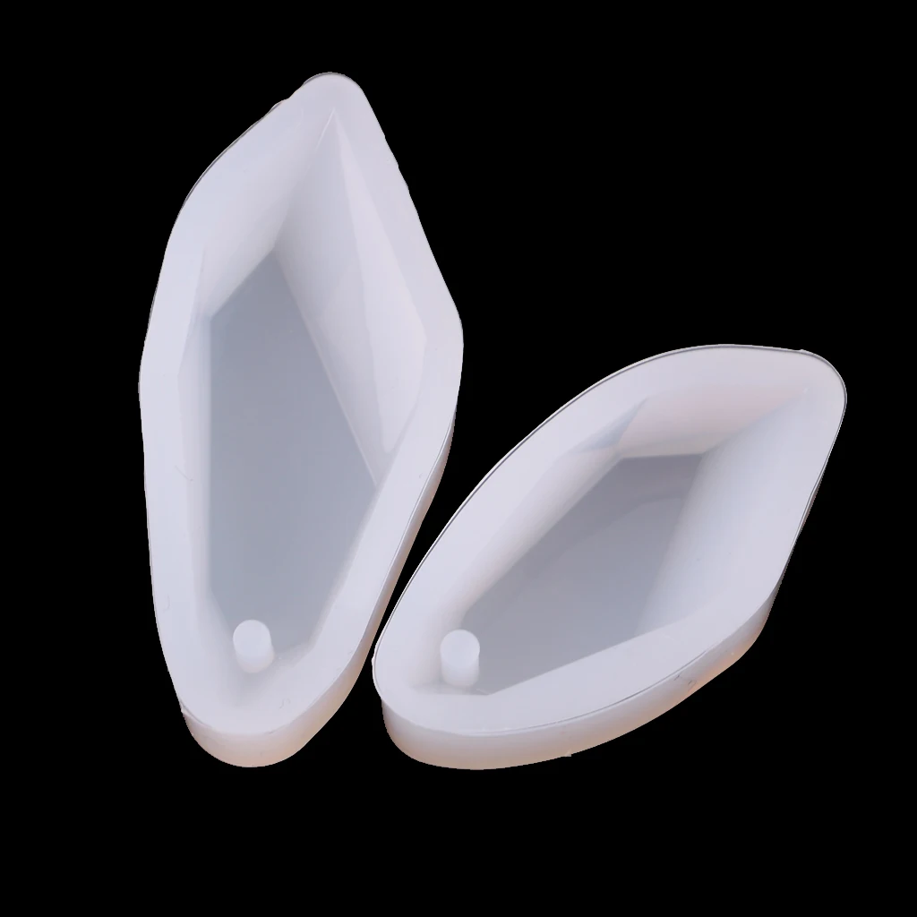 2Pcs DIY Silicone Mold For Resin Forms Crystal Diamond Bracelet Pendant Jewelry Making Craft Tool Mold Doming Mould Casting