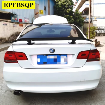 

Car Spoiler Universal Fit for E46 E90 E36 Corolla Civic ABS Material Carbon Fiber Racing Sedan Car Rear GT Wing black blank New