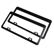 License Plate Shield Cover and Frame Truck Car Smoked Tag Stainless Steel Tinted for car accessories