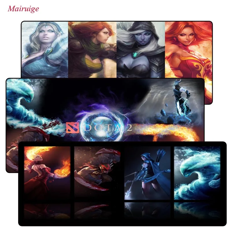  DOTA Speed Version Large Gaming Mouse Pad Lockedge Mouse Mat For Laptop Computer Desk Pad Keyboard 