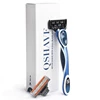 QShave Blue Men Manual Shaving Trimmer Blade Razor (1pc X3 Blade, 1pc X5 Blade) ► Photo 1/6