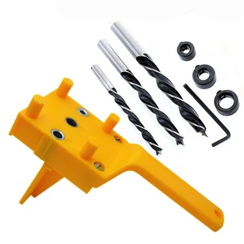 

41pcs Set Jig Drill Locator Guide Hole Wooden Dowel Handheld Woodwork Doweling