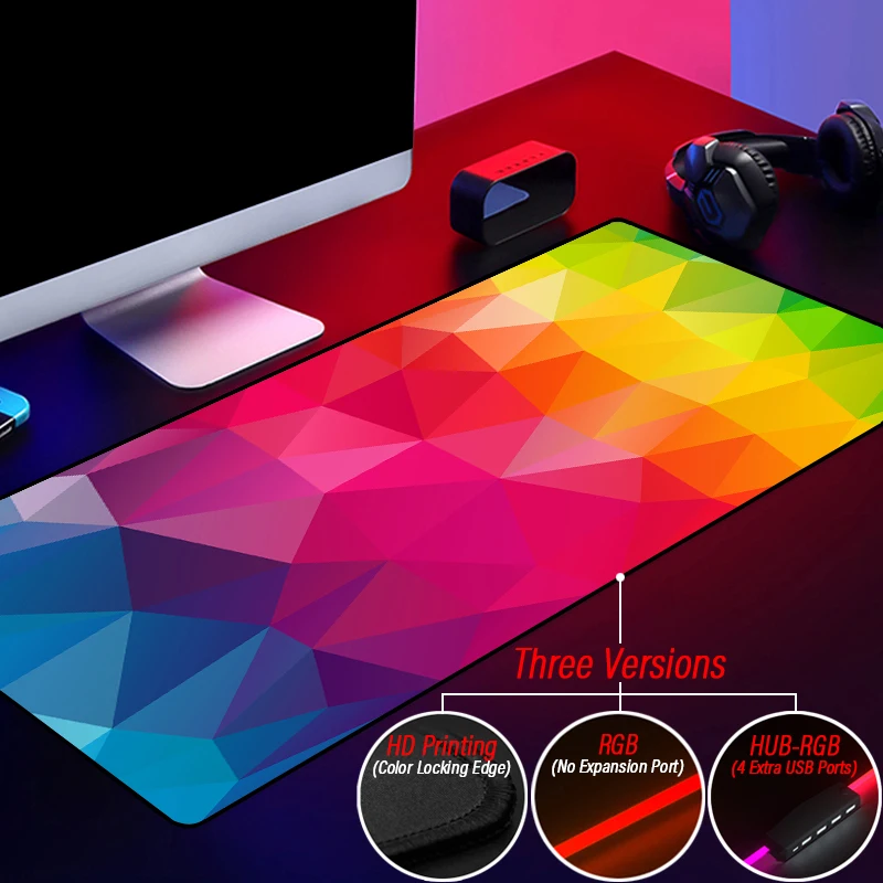 Cute Kawaii Mouse Pad Rgb Japan Hub Pc 4 Port Usb Illuminate Readwrite