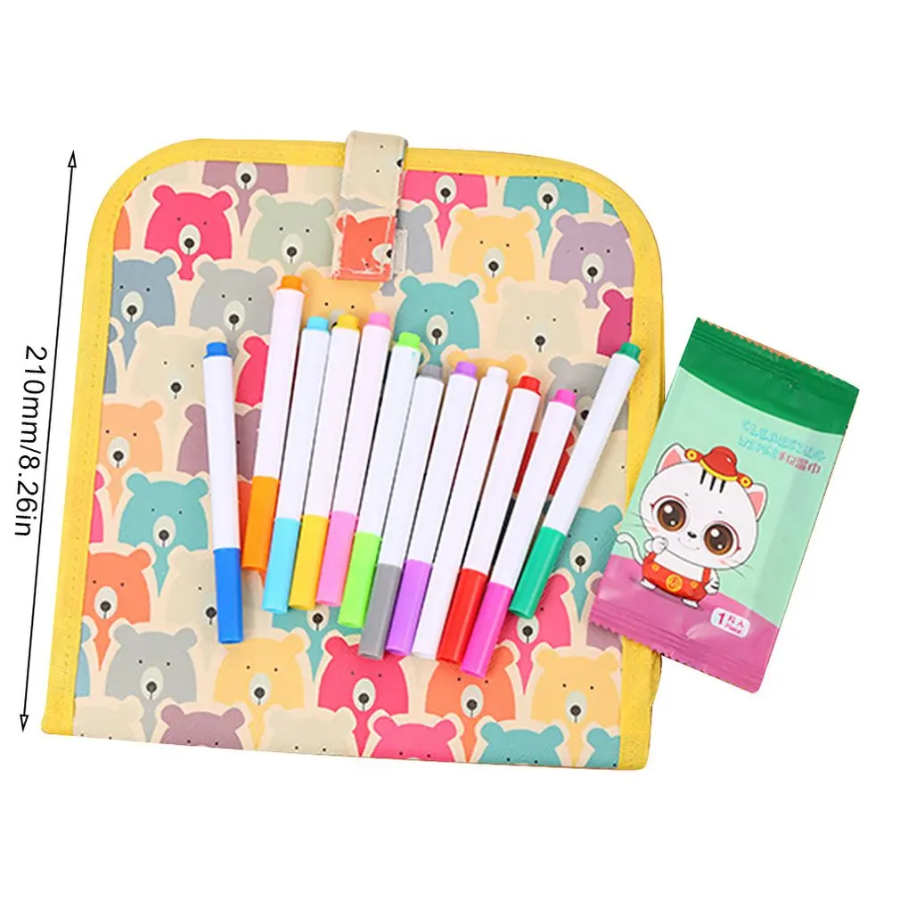 Herhaald Schrijven Uitwisbare граффити для студентов dubbelzijdig Kleine Schoolbord Aquarel Pen Tekentafel