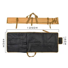 Рыболовная Сумка цвета хаки, складная рыболовная удочка, катушка, сумка, сумки для хранения, чехол для путешествий, снасти, 1000D полиэстер