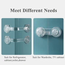 

4/8 pieces / safety lock baby child safety care plastic lock with baby baby protection drawer door cabinet cupboard toilet