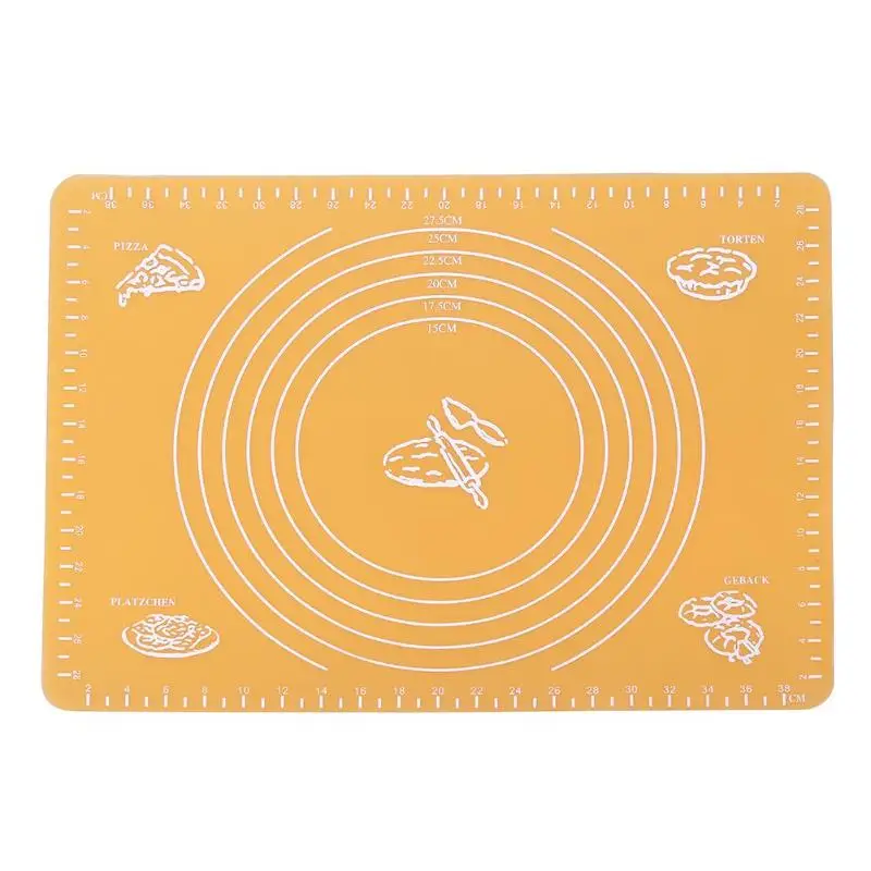 Nonstick Silicone Baking Mat with Scales for Oven Rolling Dough Pad Baking Mat Fondant Pastry Tool Kitchen Gadgets - Цвет: 40x30cm