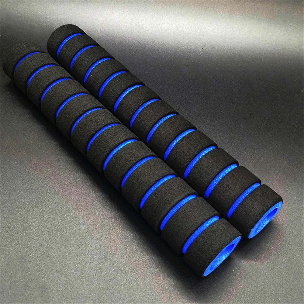 22cm Long Bicycle Grips 1 Pair Bike Racing  Motorcycle Handle Bar Foam Sponge Grip Cover Non-slip Soft Handlebar