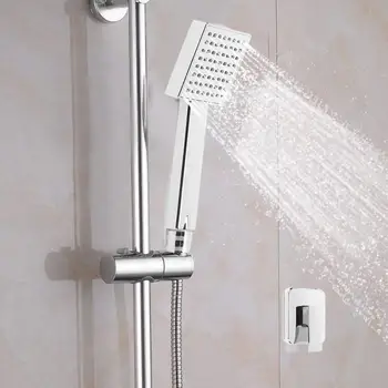 

G1/2in Concealed Showering Bath Spray Head Set Installation Single Function Shower Kit Bathroom Accessories hand shower