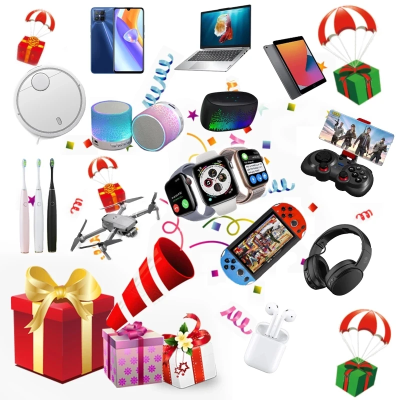 2022 Christmas Electronics 2022 Christmas Lucky Mystery Box 100% Surprise Gift Electronics Gamepads  Digital Cameras Sweeping Robot Watches Novelty Gift|Gift Bags & Wrapping  Supplies| - Aliexpress