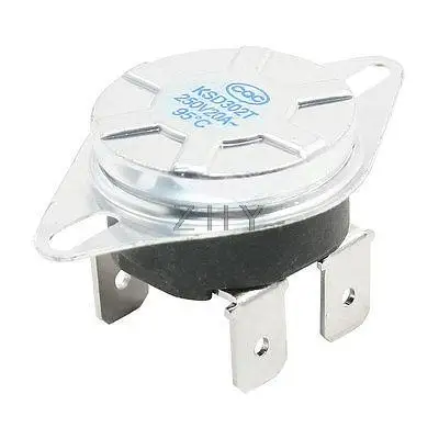 

AC250V 20A KSD302T Temperature Control Bimetal Thermostat NC 95C 4Pin