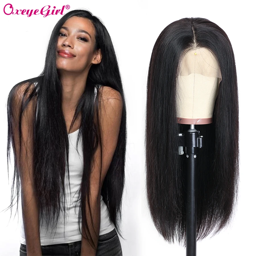 13x4 Lace Front Wig Straight Human Hair Wigs Pre Plucked 360 Frontal With Baby Oxeye girl Remy Hair|wigs for women|wig with baby hairwig withe |