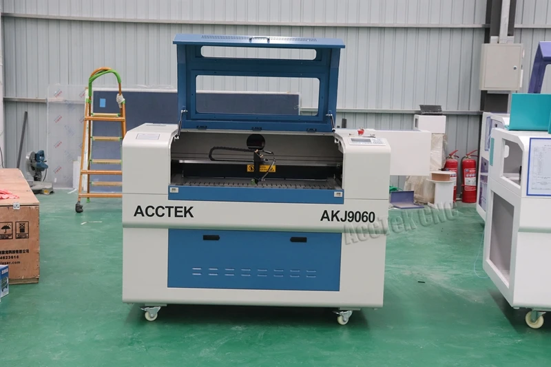 Китай Лидер продаж Мини 90 Вт лазерная машина AKJ6090/600*900 мм CE сертификация Высокая точность гравировальный станок