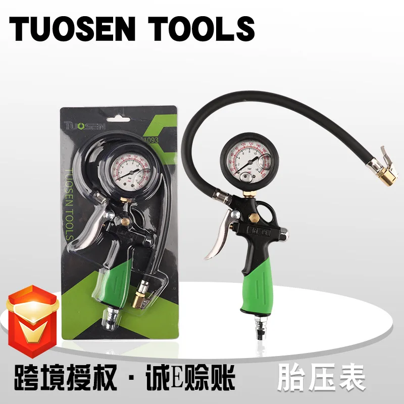 

Extension Sen Hardware Tools Tire Pressure Table Inflating Meter Tire Pressure Gauge Fast chong qi gan Pressure Gun Immersion Oi