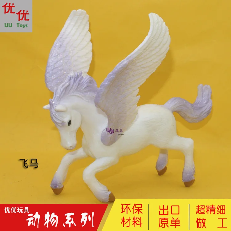

Myth Class Wings Pegasus Static Model Doll Animal Model Plastic Emulate Toy