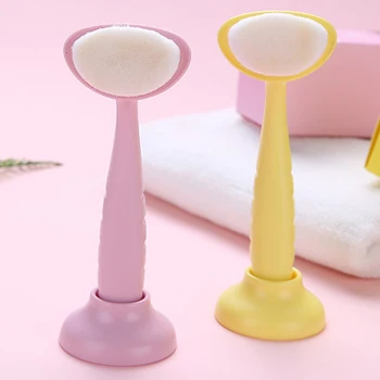 

New Silicone Facial Cleansing Brush Tool Facial Brush Hand Cleanser Facial Cleanser Facial Cleansing Brush Random Colors -
