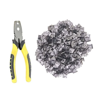 

2 Set Poultry Chicken Installation Pliers Assembly Card Buckle Snap Clamp Rabbit Cage Chicken Dog Cage Tools, A & B