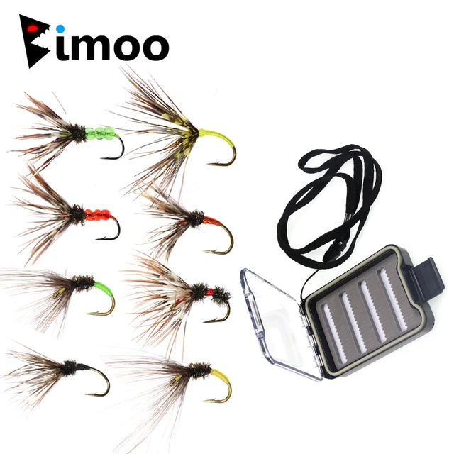 Bimoo 6PCS #12 Tenkara Fly Large Rainbow Trout Tenkara Fly Fishing Flies  Lure Big Fish Bait with Bronze Hooks Multiple Colors - AliExpress