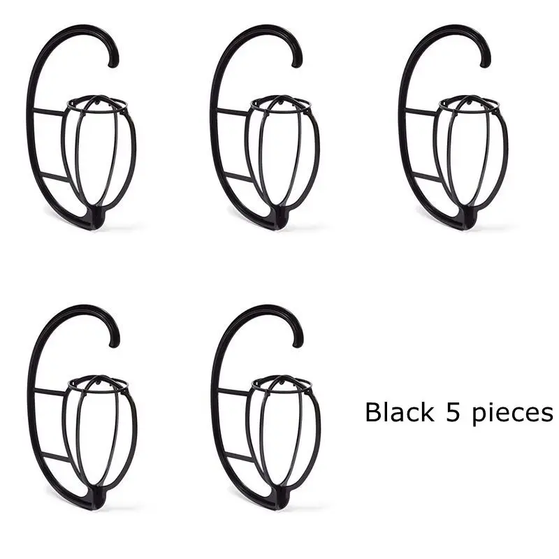 5 unids/lote soportes para peluca, suspensión de la peluca portátil, peluquería, soporte para sombreros, soporte de exhibición