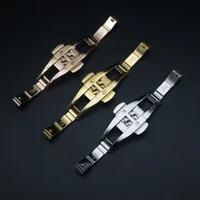 Двойной Пресс часы кнопочный раза застежка для Armani Гипсофила металлический Нержавеющая сталь бесшовные Бабочка туфли с ремешком и пряжкой часы аксессуар Двойной Пресс часы кнопочный раза застежка для Armani Гипсофила металлический Нержавеющая сталь бесшовные Бабочка туфли с ремешком и пряжкой часы аксессуар