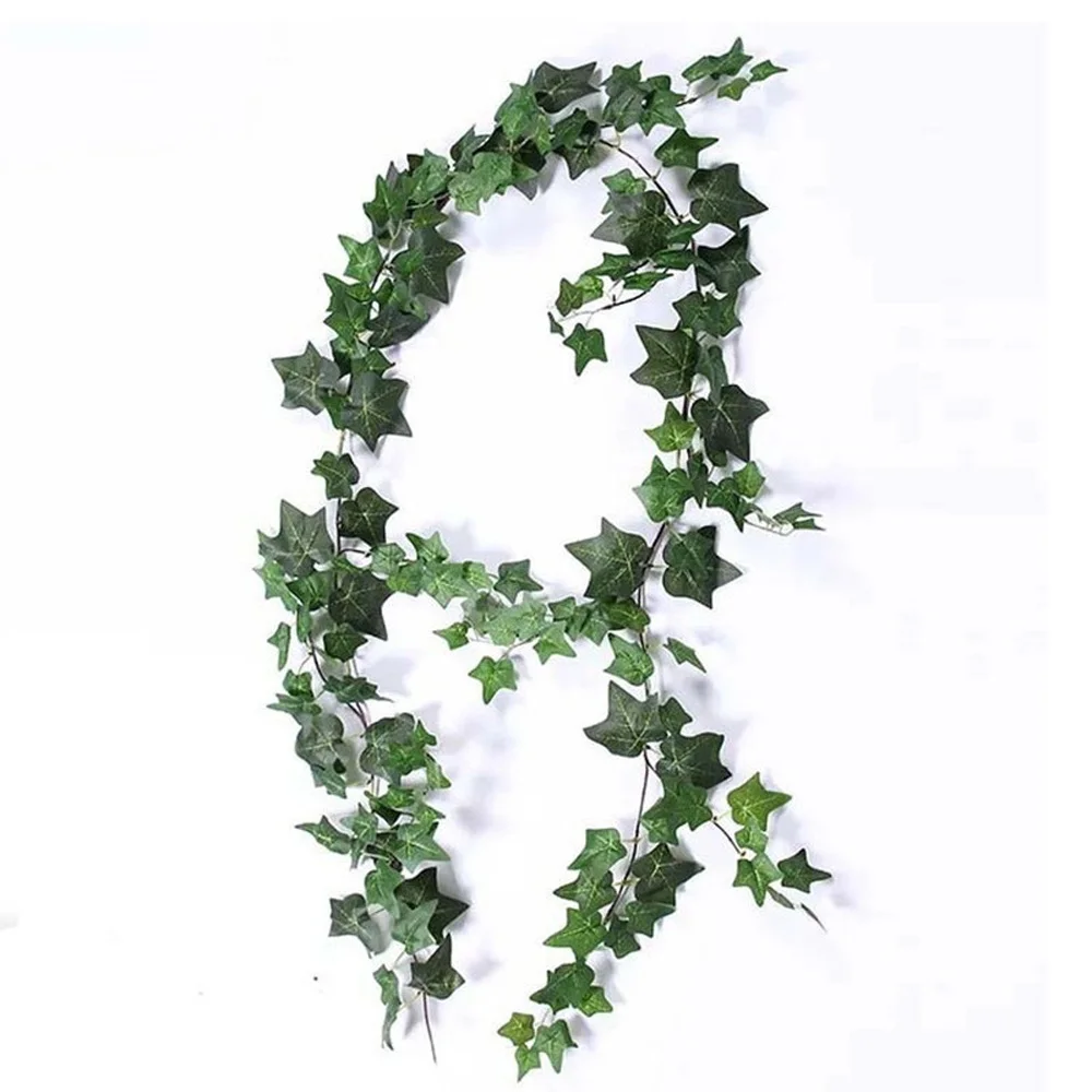 

Artificial Ivy Vine Wedding Party Fake Hedera Helix Leaves Rattan Home Garden Balcony Vines Decoration