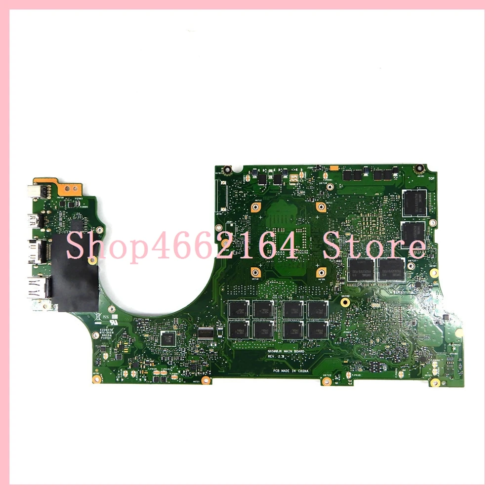 NX500JKA 4G RAM i7-4712CPU GTX850M/2G Mainboard For Asus NX500 NX500J NX500JK NX500JKA 60NB03N0-MB1301 Laptop Motherboard Tested