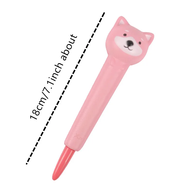 Многофункциональная ручка милый Mochi Squishy Cat выдавливающая ручка исцеляющая Забавная детская ручка для снятия стресса с животными Noverty школьные принадлежности