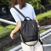 Dropshipping Women PU Leather Backpack Shoulder Bags Daypack for Rucksack Feminine Mochila School bag 6